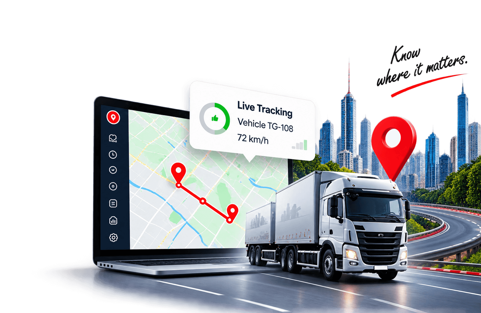 Fleet live tracking dashboard