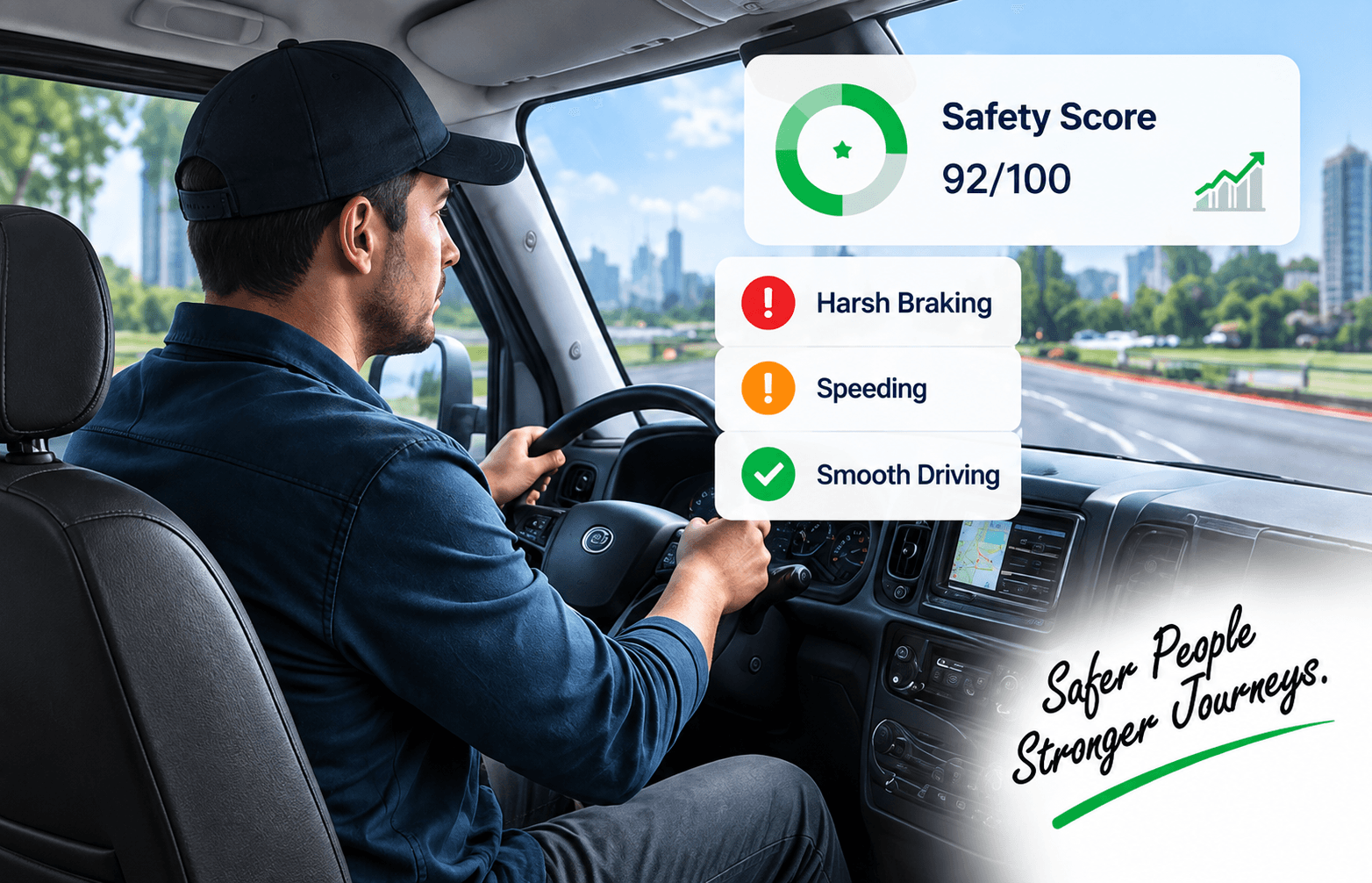 Driver safety monitoring